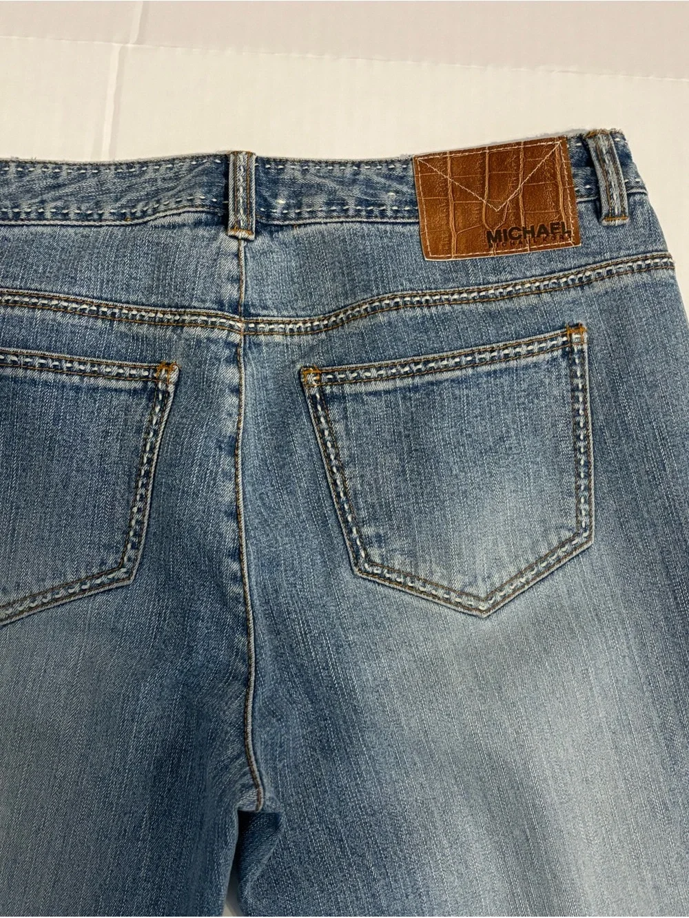 Michael Kors Light Blue Flared Jeans